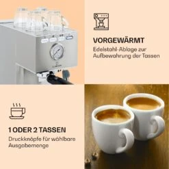 Pausa Espressomaker 1350 Watt 20 Bar Druck Wassertank: 1,4 Liter Edelstahl 11 Pausa Espressomaker 1350 Watt 20 Bar Druck Wassertank: 1,4 Liter Edelstahl -Haushaltsgeräte Geschäft 10038393 de 0004 logo