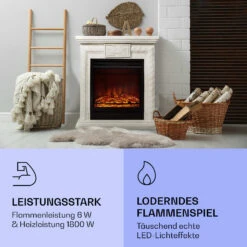 Frosty Peak Elektrischer Kamin 1800 W 10 Bis 30 °C Fernbedienung 10 Frosty Peak Elektrischer Kamin 1800 W 10 Bis 30 °C Fernbedienung -Haushaltsgeräte Geschäft 10038397 de 0004 logo