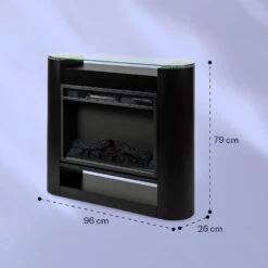 Studio 10 Arc Elektrokamin 1800 W LED-Flammen Heizlüfter Fernbedienung -Haushaltsgeräte Geschäft 10038403 yy 0006 logo