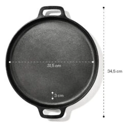 Canadienne Runde Grillpfanne Glatt 35 X 3 Cm (ØxH) Gusseisen 9 Canadienne Runde Grillpfanne Glatt 35 X 3 Cm (ØxH) Gusseisen -Haushaltsgeräte Geschäft 10038591 yy 0005 logo