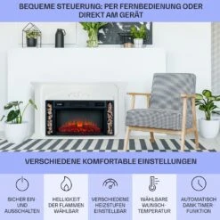 Saint Helens Elektrokamin 1900 W LED-Technik Fernbedienung -Haushaltsgeräte Geschäft 10038615 de 0006 usp