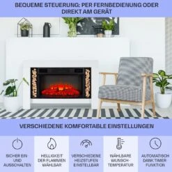 Studio Loft 2 Elektrokamin 1900 W LED-Technik Fernbedienung -Haushaltsgeräte Geschäft 10038617 de 0006 usp