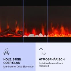 Galeras Elektrischer Wand- Und Einbaukamin 1800 W LED 3 Farben Timer 11 Galeras Elektrischer Wand- Und Einbaukamin 1800 W LED 3 Farben Timer -Haushaltsgeräte Geschäft 10038687 de 0004 logo