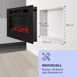 Galeras Elektrischer Wand- Und Einbaukamin 1800 W LED 3 Farben Timer 12 Galeras Elektrischer Wand- Und Einbaukamin 1800 W LED 3 Farben Timer -Haushaltsgeräte Geschäft 10038687 de 0005 logo