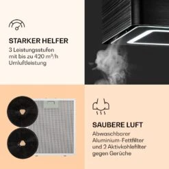 Futurelight Smart Inselabzugshaube Umluft 420m³/h LED Edelstahl 12 Futurelight Smart Inselabzugshaube Umluft 420m³/h LED Edelstahl -Haushaltsgeräte Geschäft 10038709 de 0005 logo