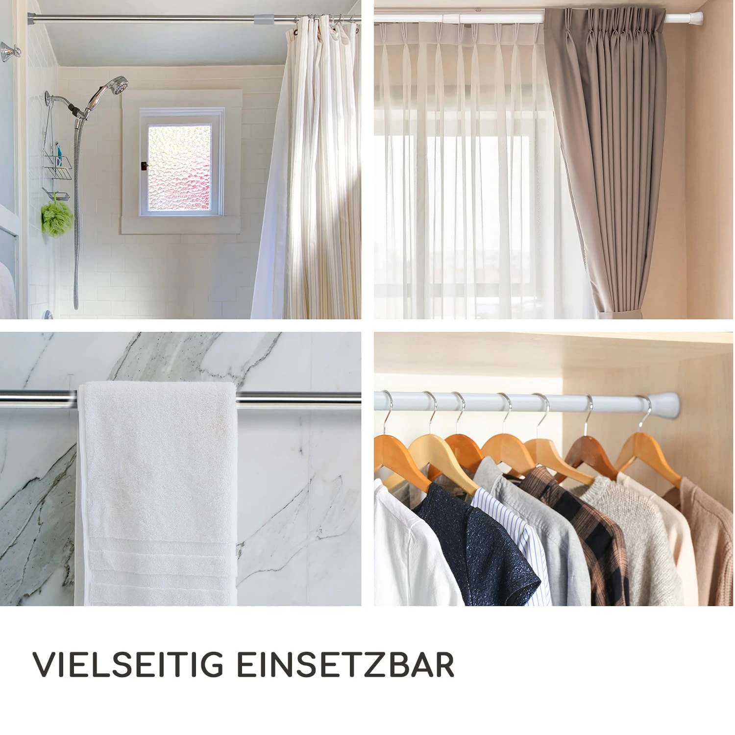 Stamina S Teleskopstange Duschvorhang 70-120cm Rutschfest 6 Stamina S Teleskopstange Duschvorhang 70-120cm Rutschfest – Bild 6