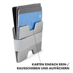 NANO Slim Wallet Geldbörse Extra-flach 12 Karten Münzfach Aluminium -Haushaltsgeräte Geschäft 10038720 de 0007 logo