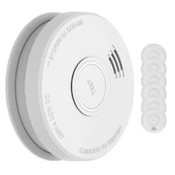 Rauchmelder DOF19 Kunststoff Warnsignal: 85 DB 9V Batteriebetrieben