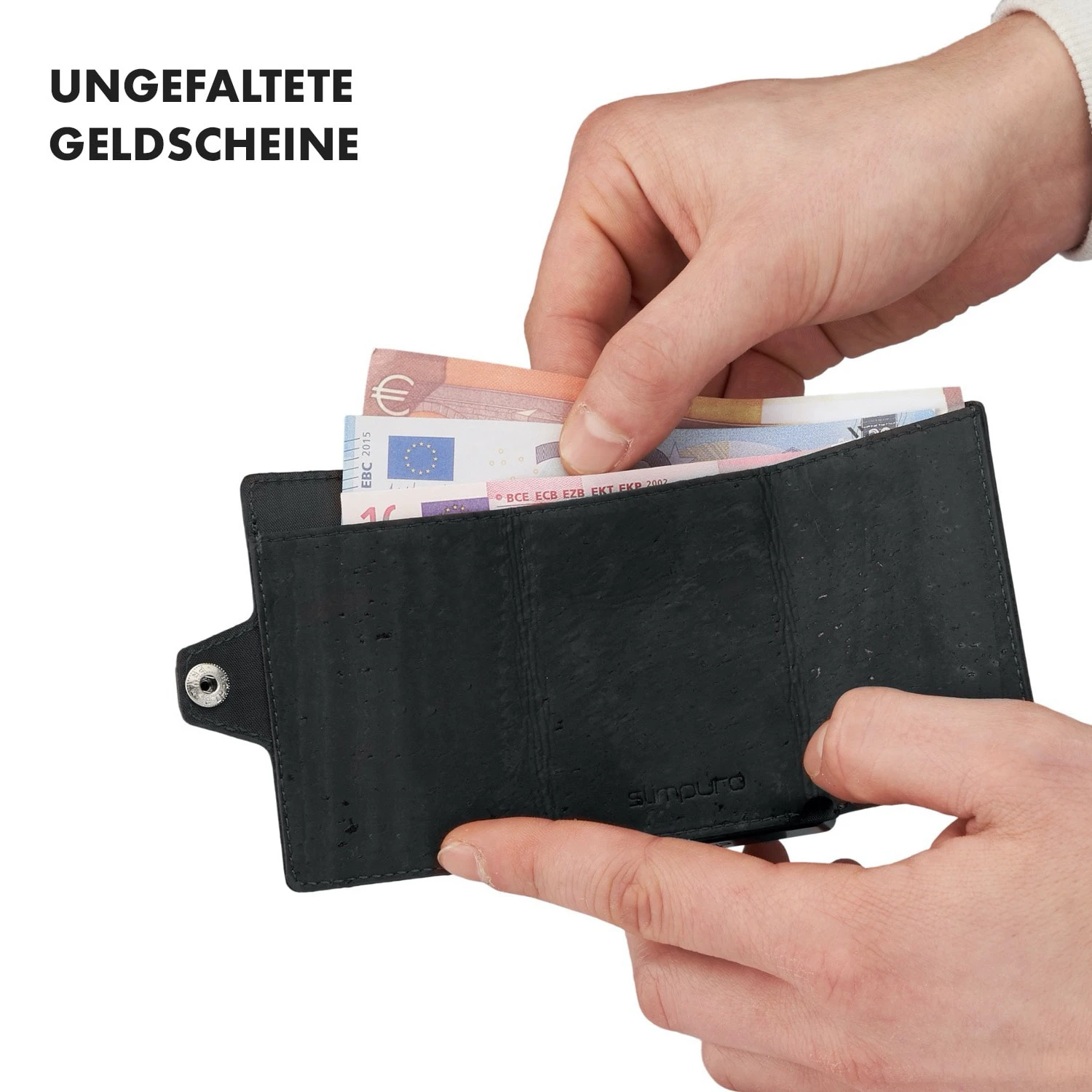 ZNAP Slim Wallet 8 Karten Münzfach 8 X 1,5 X 6 Cm (BxHxT) RFID-Schutz 4 ZNAP Slim Wallet 8 Karten Münzfach 8 X 1,5 X 6 Cm (BxHxT) RFID-Schutz – Bild 4