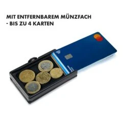 ZNAP Slim Wallet 8 Karten Münzfach 8 X 1,5 X 6 Cm (BxHxT) RFID-Schutz 12 ZNAP Slim Wallet 8 Karten Münzfach 8 X 1,5 X 6 Cm (BxHxT) RFID-Schutz -Haushaltsgeräte Geschäft 10038792 de 0005 logo