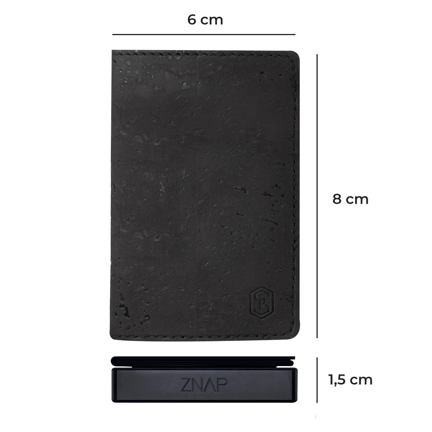 ZNAP Slim Wallet 8 Karten Münzfach 8 X 1,5 X 6 Cm (BxHxT) RFID-Schutz 8 ZNAP Slim Wallet 8 Karten Münzfach 8 X 1,5 X 6 Cm (BxHxT) RFID-Schutz – Bild 8