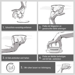Mount Mini Magnethalterung Für Rauchmelder Ab 5 Cm Ø Selbstklebend 8 Mount Mini Magnethalterung Für Rauchmelder Ab 5 Cm Ø Selbstklebend -Haushaltsgeräte Geschäft 10038978 de 0004 logo