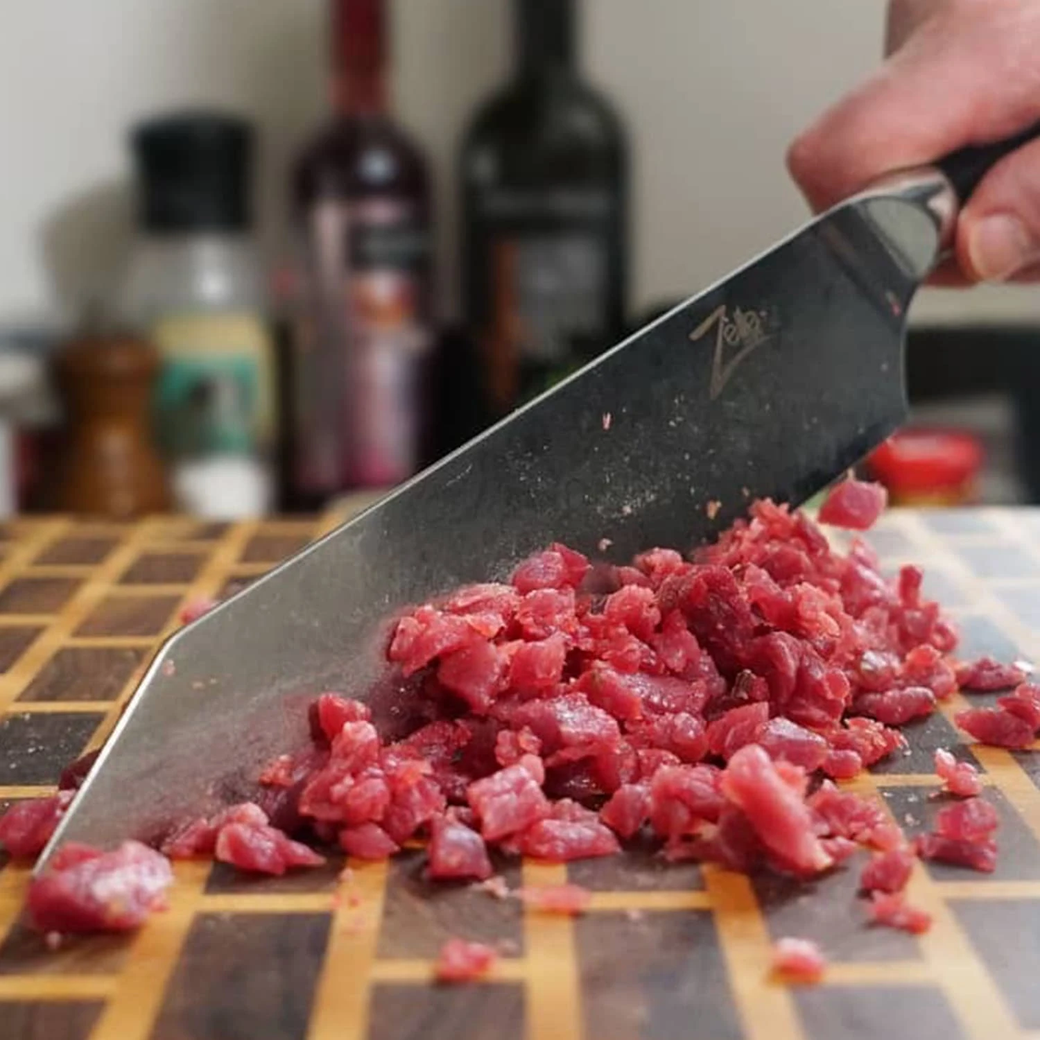 Alpha-Royal Japanese Serie 9" Kiritsuke Messer Damaszener-Stahl 4 Alpha-Royal Japanese Serie 9" Kiritsuke Messer Damaszener-Stahl – Bild 4