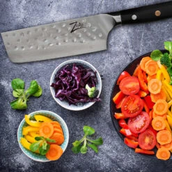 Alpha-Royal Japanese Serie 6" Nakiri Kochmesser Damaszener-Stahl -Haushaltsgeräte Geschäft 10038994 de 0003 logo