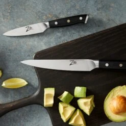 Alpha-Royal German 4" Schälmesser 56 HCR Damaszenerstahl -Haushaltsgeräte Geschäft 10039004 yy 0004 logo