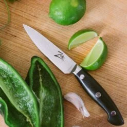 Executive-Plus Serie 4,25" Schälmesser 61 HRC Edelstahl -Haushaltsgeräte Geschäft 10039010 de 0005 logo