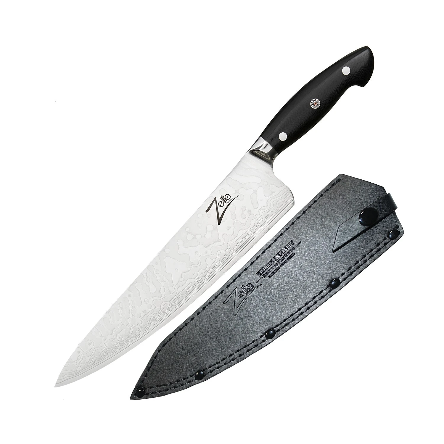 Executive-Plus Serie 10" Kochmesser 61 HRC Damaszenerstahl 1 Executive-Plus Serie 10" Kochmesser 61 HRC Damaszenerstahl