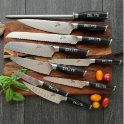 Comfort Pro Serie Messer-Set 8 Messer Block Wetzstahl -Haushaltsgeräte Geschäft 10039019 yy 0003 logo