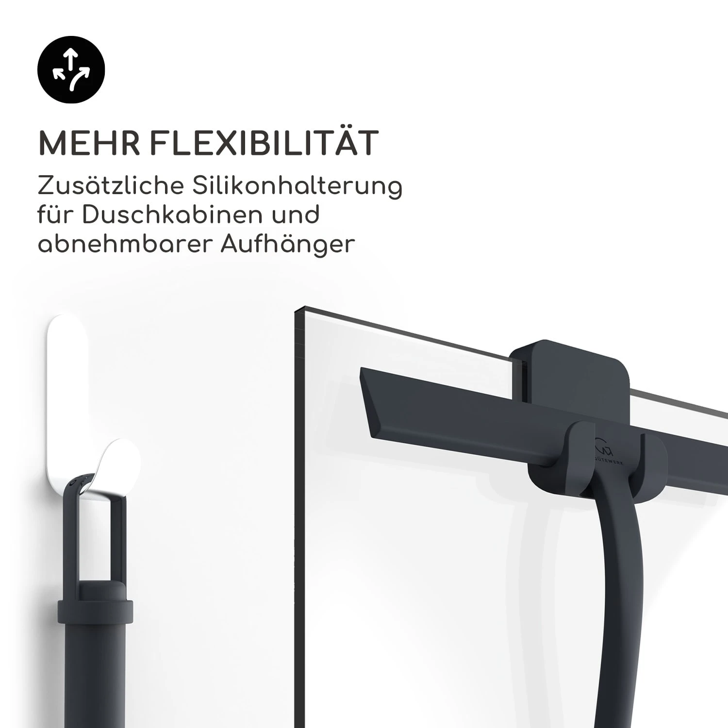 Blaze Duschabzieher 23 Cm Silikonumhüllung Edelstahlkern Modernes Design 5 Blaze Duschabzieher 23 Cm Silikonumhüllung Edelstahlkern Modernes Design – Bild 5