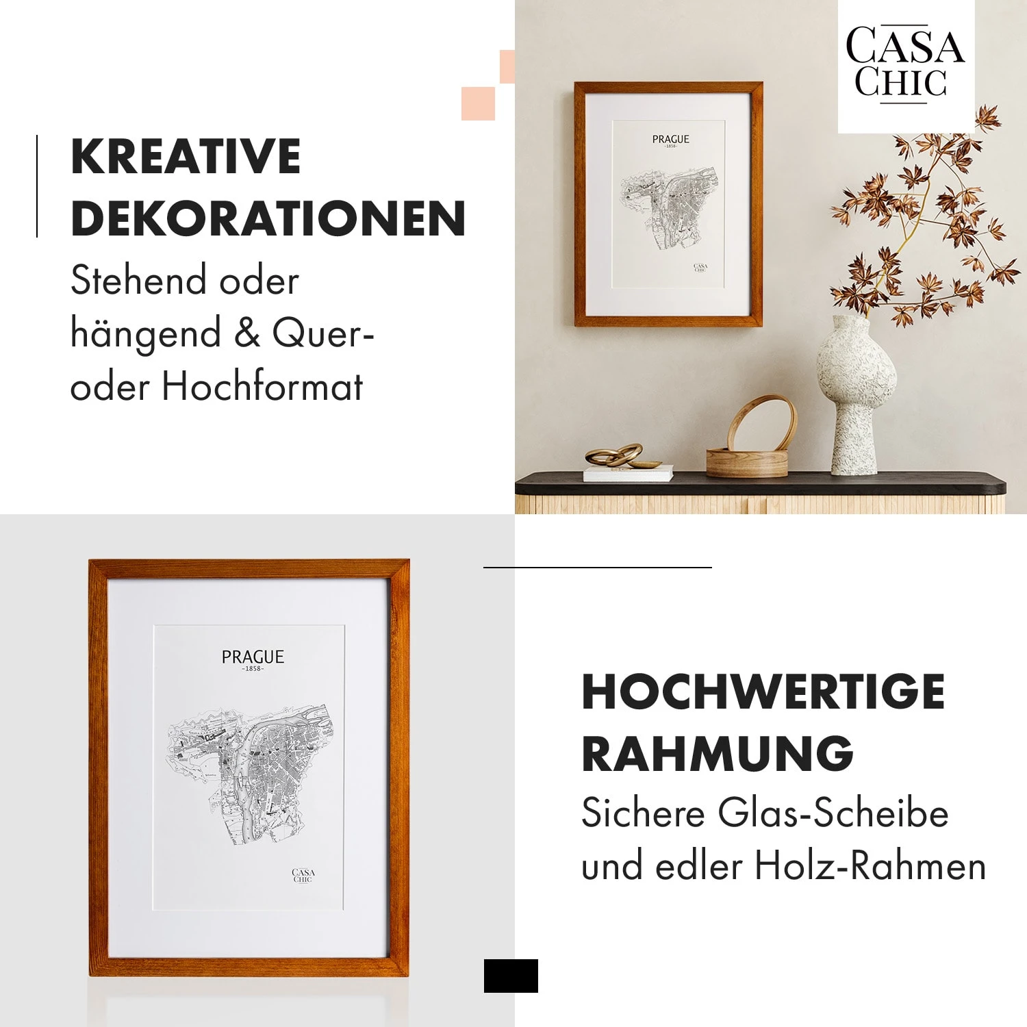 Kenton Bilderrahmen Rechteckig 40 X 30 Cm Passepartout Glas 3 Kenton Bilderrahmen Rechteckig 40 X 30 Cm Passepartout Glas – Bild 3