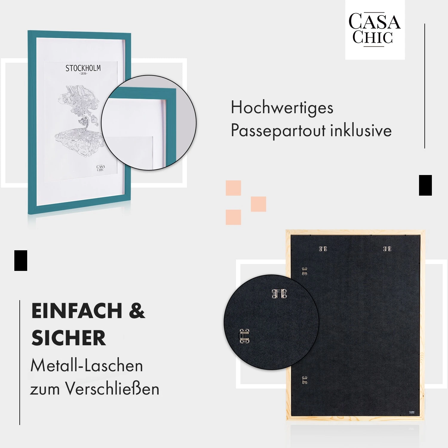 Kenton Bilderrahmen Rechteckig 70 X 50 Cm Passepartout Plexiglas 4 Kenton Bilderrahmen Rechteckig 70 X 50 Cm Passepartout Plexiglas – Bild 4