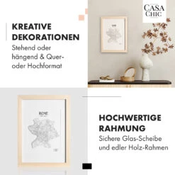 Edinburgh Bilderrahmen Rechteckig A4 28,8 X 20 Cm Fotos Passepartout Echtholz -Haushaltsgeräte Geschäft 10039277 de 0003 usp