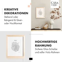 Edinburgh Bilderrahmen Rechteckig 20 X 25 Cm Fotos Passepartout Echtholz -Haushaltsgeräte Geschäft 10039281 de 0003 usp