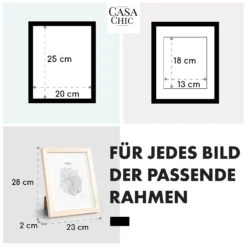 Edinburgh Bilderrahmen Rechteckig 20 X 25 Cm Fotos Passepartout Echtholz -Haushaltsgeräte Geschäft 10039281 de 0005 usp