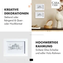 Everton Bilderrahmen 3er-Set Rechteckig 14 X 9 Cm Fotos Passepartout Glas -Haushaltsgeräte Geschäft 10039283 de 0003 usp