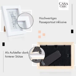 Everton Bilderrahmen 3er-Set Rechteckig 14 X 9 Cm Fotos Passepartout Glas -Haushaltsgeräte Geschäft 10039283 de 0004 usp