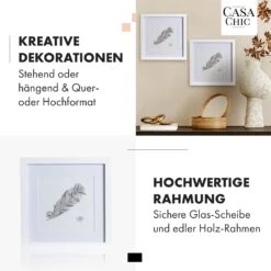 Everton Bilderrahmen Quadratisch 24,4 X 24,4 Cm Fotos Passepartout Glas -Haushaltsgeräte Geschäft 10039288 de 0003 usp