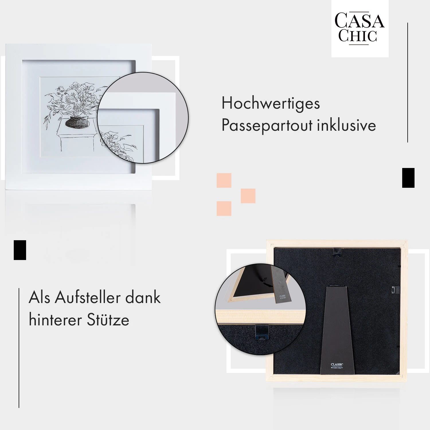 Everton Bilderrahmen Quadratisch 20 X 20 Cm Fotos Passepartout Glas 4 Everton Bilderrahmen Quadratisch 20 X 20 Cm Fotos Passepartout Glas – Bild 4