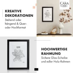 Brighton Bilderrahmen Glasscheibe DIN A4 Mit Passepartout Echtholz -Haushaltsgeräte Geschäft 10039295 de 0003 usp