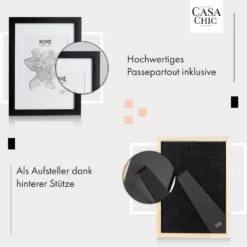 Brighton Bilderrahmen Glasscheibe DIN A4 Mit Passepartout Echtholz -Haushaltsgeräte Geschäft 10039295 de 0004 usp