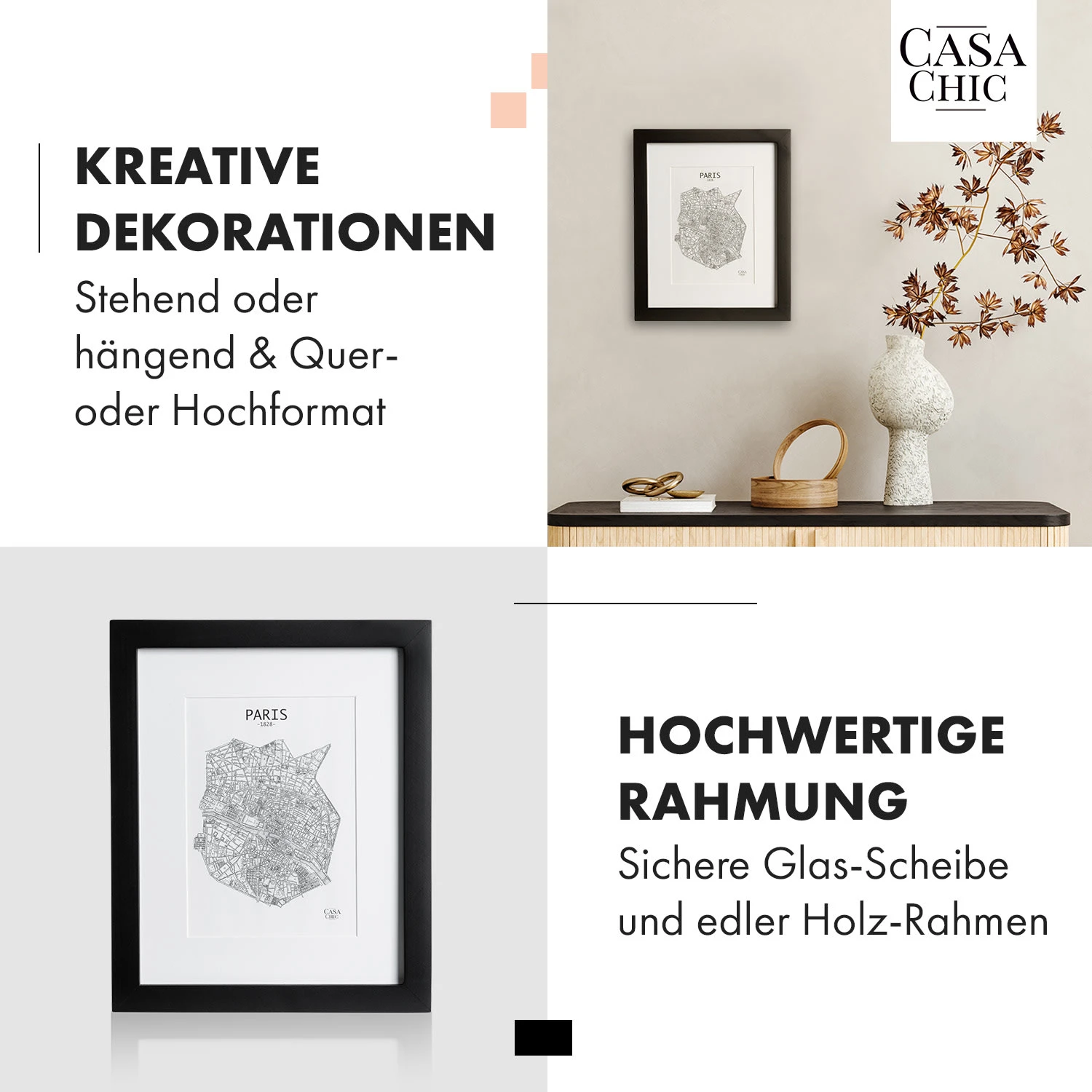 Brighton Bilderrahmen Glasscheibe 20 X 25 Cm Mit Passepartout Echtholz 3 Brighton Bilderrahmen Glasscheibe 20 X 25 Cm Mit Passepartout Echtholz – Bild 3