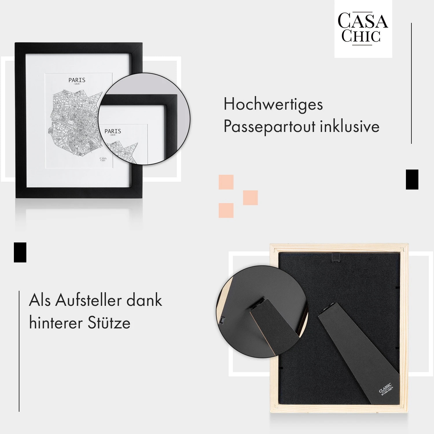 Brighton Bilderrahmen Glasscheibe 20 X 25 Cm Mit Passepartout Echtholz 4 Brighton Bilderrahmen Glasscheibe 20 X 25 Cm Mit Passepartout Echtholz – Bild 4