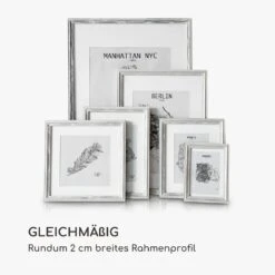 Lancaster Bilderrahmen Rechteckig 3er-Set 17x12 Cm Fotos Passepartout Holz -Haushaltsgeräte Geschäft 10039304 de 0007 logo