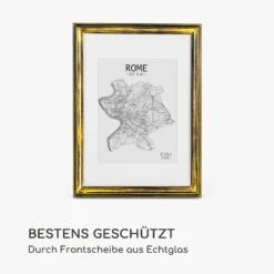 Lancaster Bilderrahmen Rechteckig DIN A4 Fotos Passepartout Holz -Haushaltsgeräte Geschäft 10039314 de 0004 logo