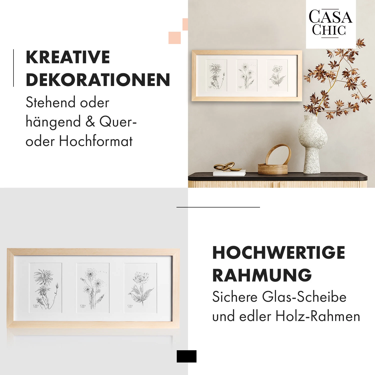 Moorgate Bilderrahmen Rechteckig 3er-Rahmen 15 X 10 Cm Passepartout Holz 3 Moorgate Bilderrahmen Rechteckig 3er-Rahmen 15 X 10 Cm Passepartout Holz – Bild 3