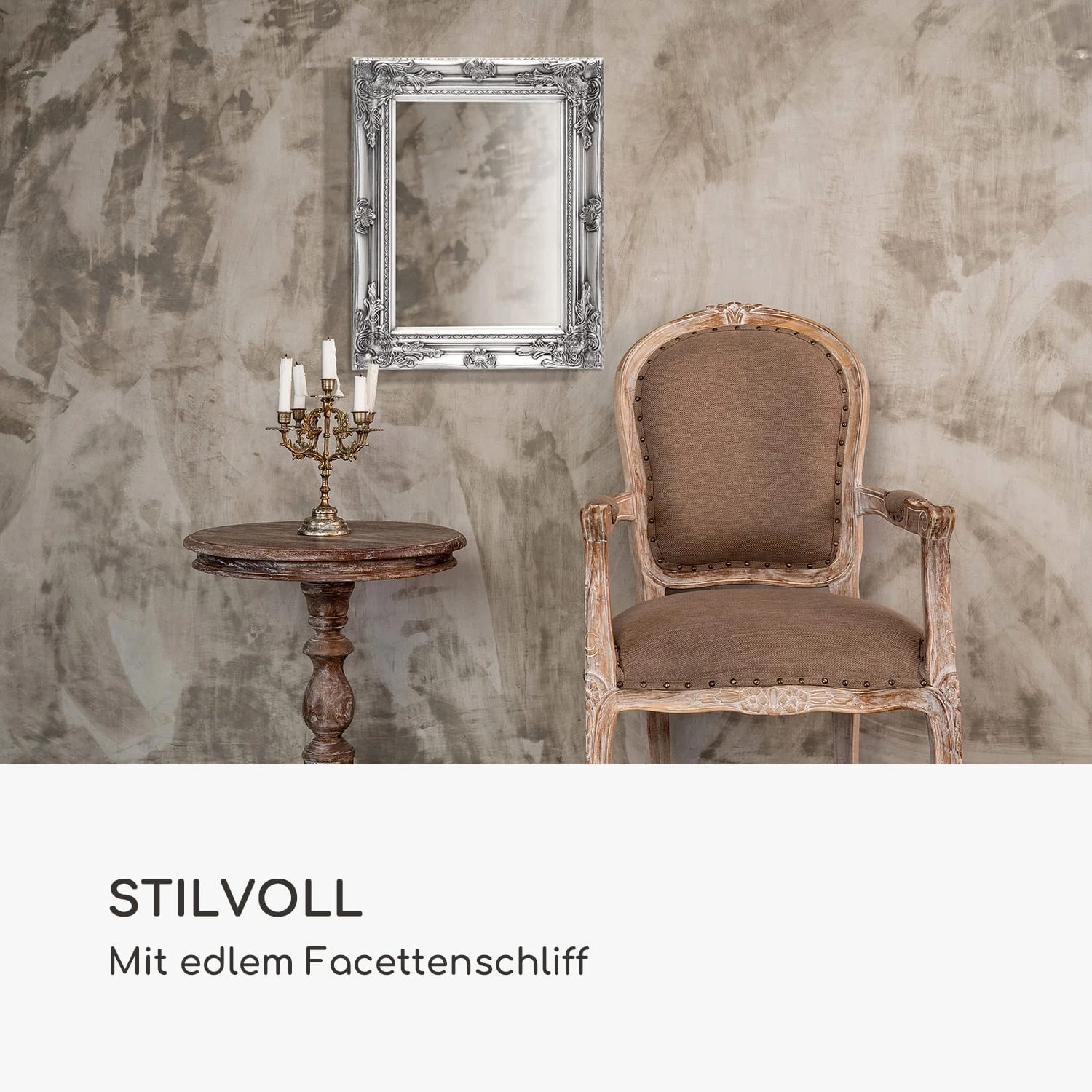 Ipswich Wandspiegel Massivholzrahmen Rechteckig 53 X 42 Cm 3 Ipswich Wandspiegel Massivholzrahmen Rechteckig 53 X 42 Cm – Bild 3