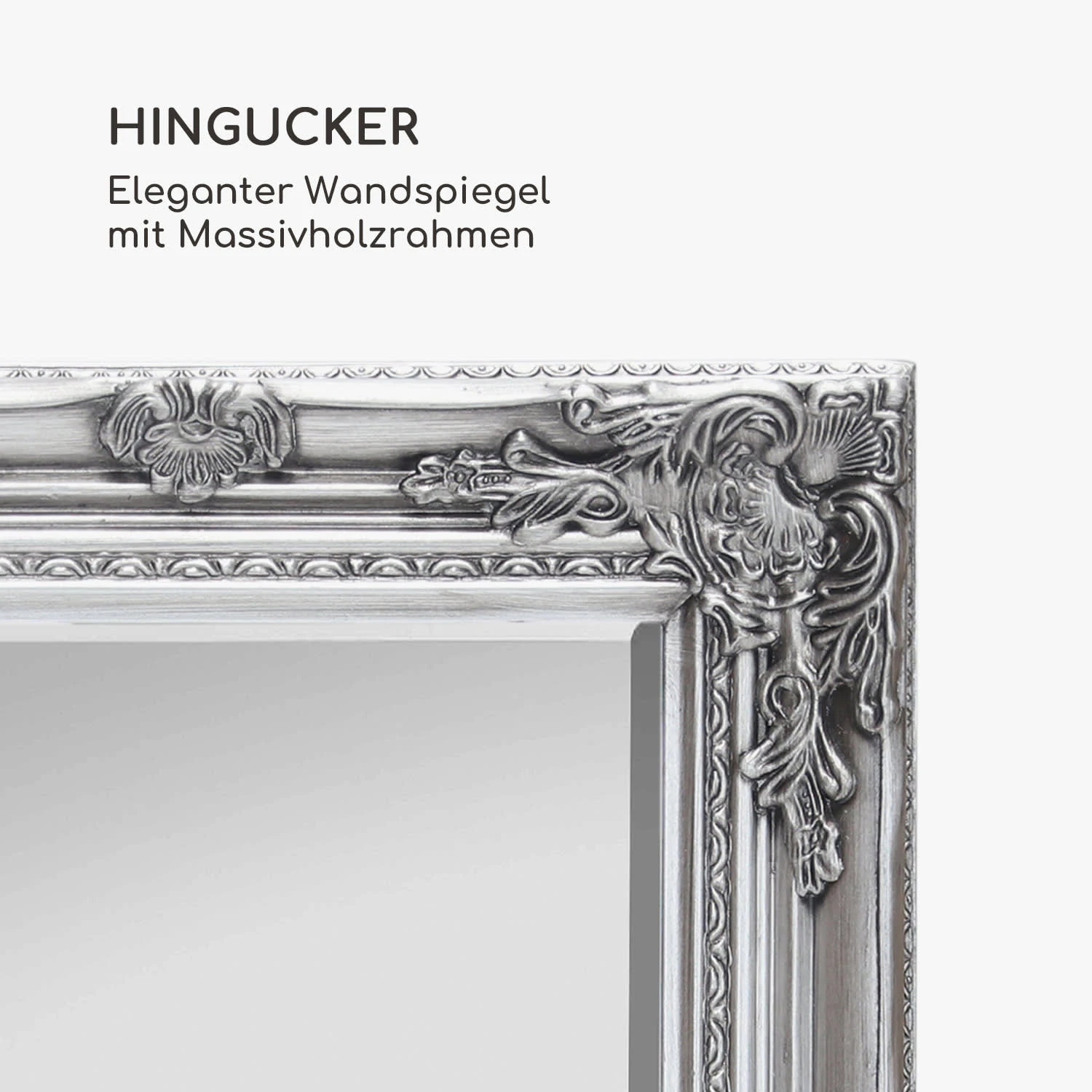 Ipswich Wandspiegel Massivholzrahmen Rechteckig 53 X 42 Cm 4 Ipswich Wandspiegel Massivholzrahmen Rechteckig 53 X 42 Cm – Bild 4