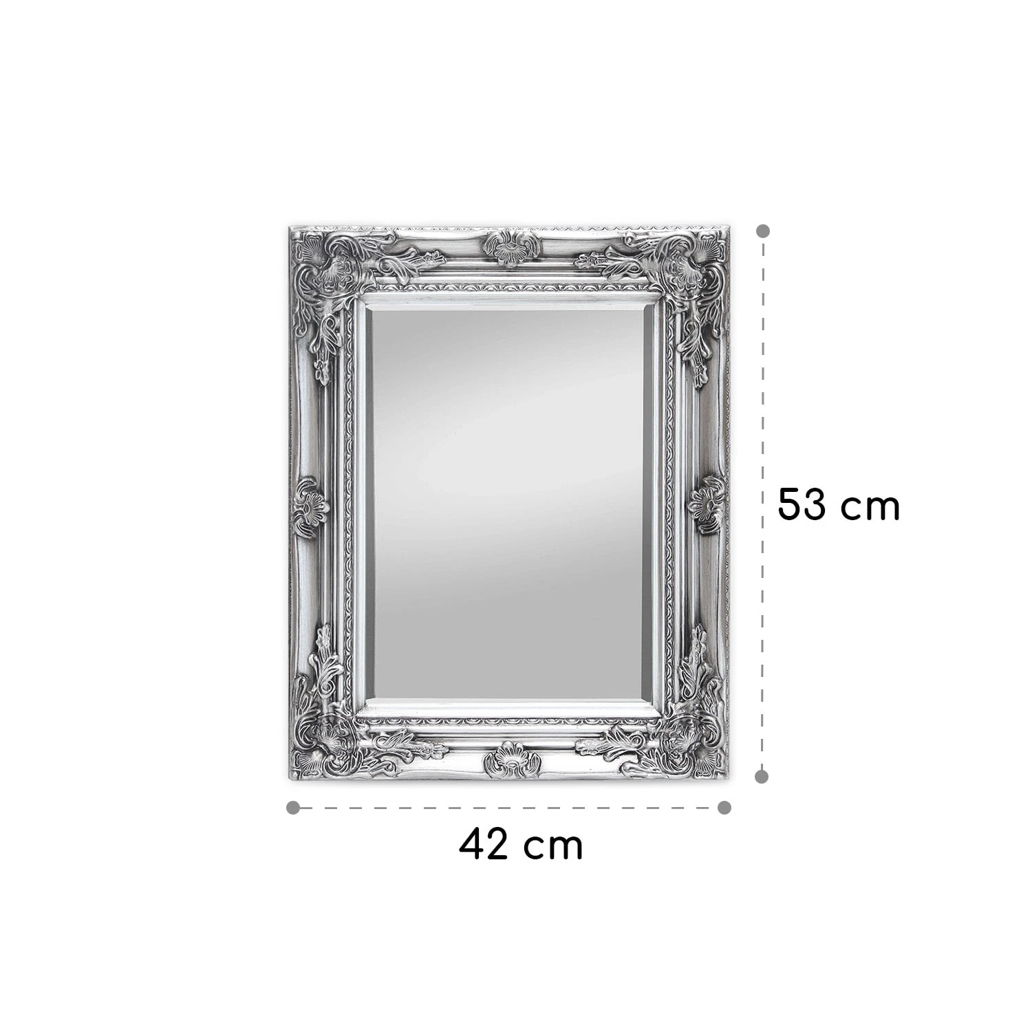 Ipswich Wandspiegel Massivholzrahmen Rechteckig 53 X 42 Cm 6 Ipswich Wandspiegel Massivholzrahmen Rechteckig 53 X 42 Cm – Bild 6