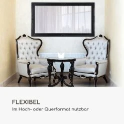 Wembley Wandspiegel Echtholz Rechteckig 140 X 75 Cm 8 Wembley Wandspiegel Echtholz Rechteckig 140 X 75 Cm -Haushaltsgeräte Geschäft 10039386 de 0003 logo