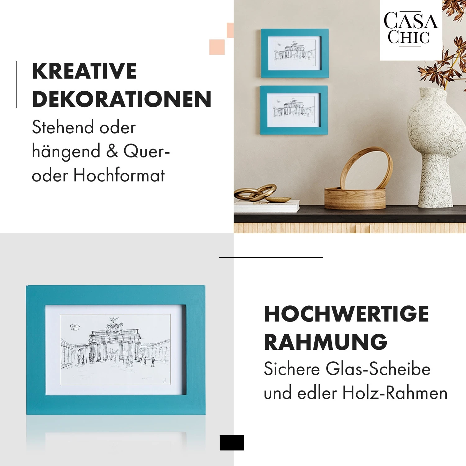 Clapton Bilderrahmen 3er-Set Rechteckig 14 X 9 Cm Fotos Passepartout Glas 3 Clapton Bilderrahmen 3er-Set Rechteckig 14 X 9 Cm Fotos Passepartout Glas – Bild 3