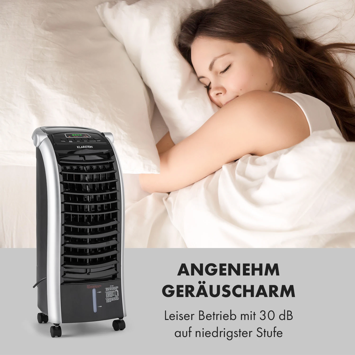 Maxfresh Ventilator Luftkühler 4-in-1-Funktion 6L-Tank 55W Timer 6 Maxfresh Ventilator Luftkühler 4-in-1-Funktion 6L-Tank 55W Timer – Bild 6