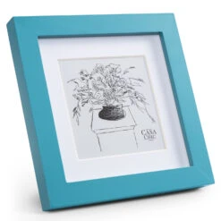 Clapton Bilderrahmen Quadratisch 15 X 15 Cm Fotos Passepartout Glas