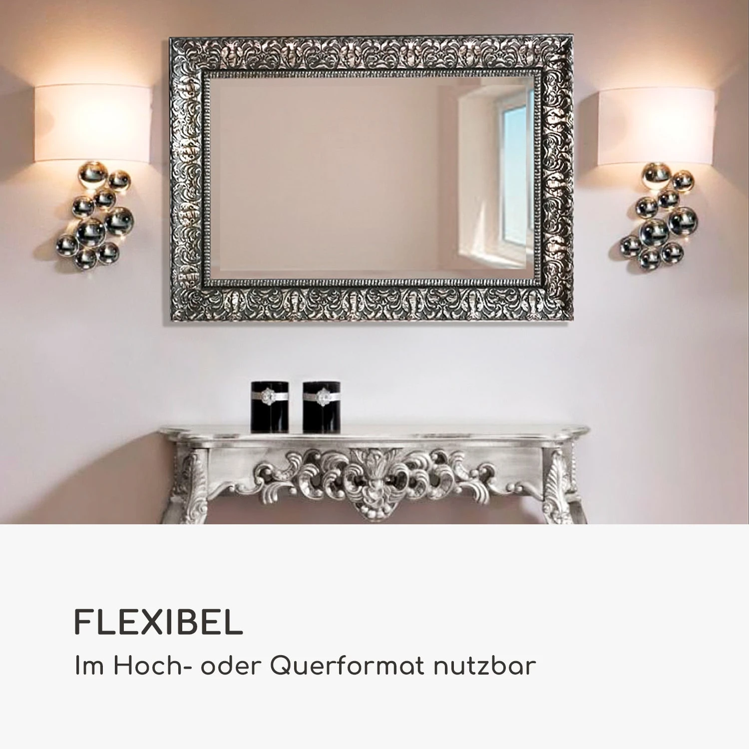 Manresa Wandspiegel Holzrahmen Rechteckig 90 X 60 Cm Vintage 2 Manresa Wandspiegel Holzrahmen Rechteckig 90 X 60 Cm Vintage – Bild 2