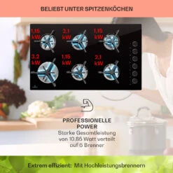 Trifecta 6 Gaskochfeld 6-flammig Gusseisen Glaskeramik 11 Trifecta 6 Gaskochfeld 6-flammig Gusseisen Glaskeramik -Haushaltsgeräte Geschäft 10039422 de 0003 usp