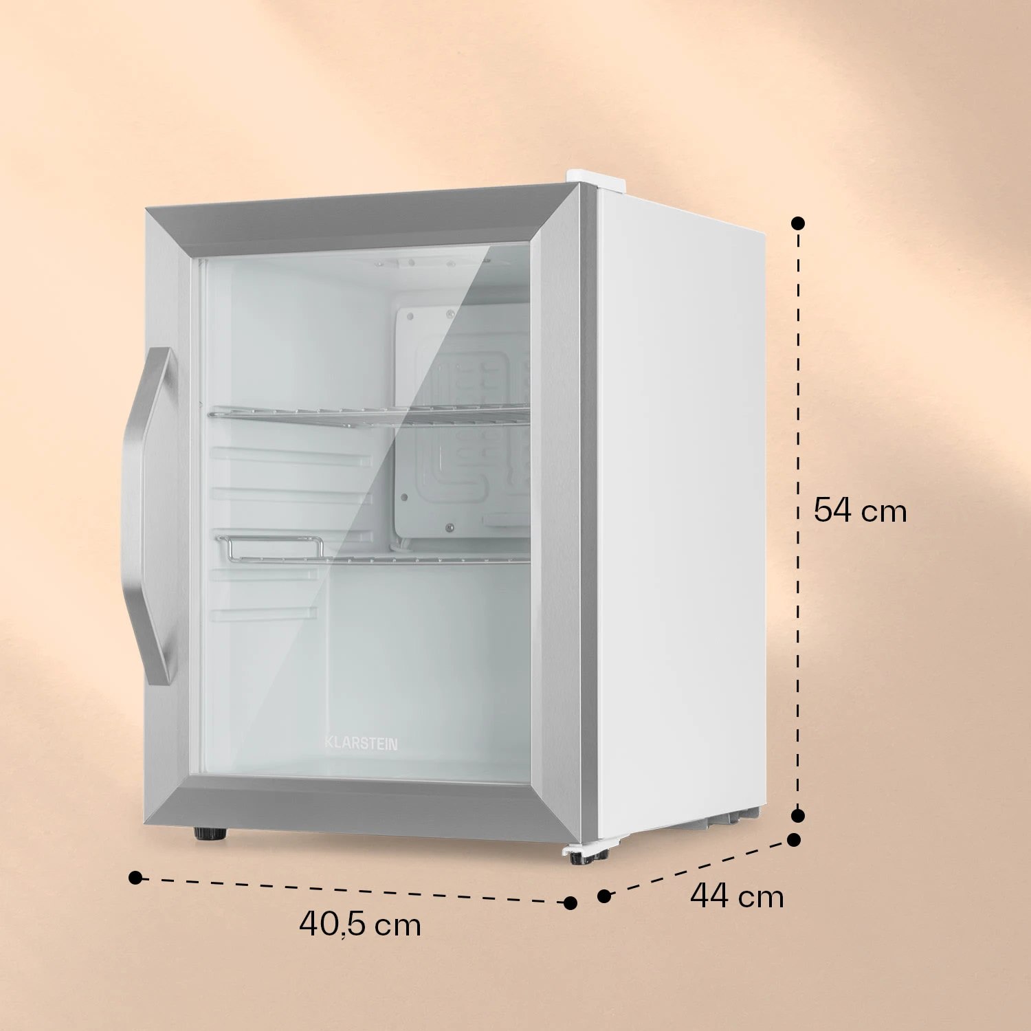 Beersafe M Crystal White Kühlschrank 33 Ltr 2 Böden Glastür Edelstahl 5 Beersafe M Crystal White Kühlschrank 33 Ltr 2 Böden Glastür Edelstahl – Bild 5