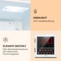 Beersafe L Quartz Kühlschrank 47 Liter 2 Böden Panoramaglastür Weiß 10 Beersafe L Quartz Kühlschrank 47 Liter 2 Böden Panoramaglastür Weiß -Haushaltsgeräte Geschäft 10039426 de 0004 logo